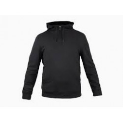 Pull Noir Homme avec Capuche - Confortable et Moderne - Pull Casual en Coton